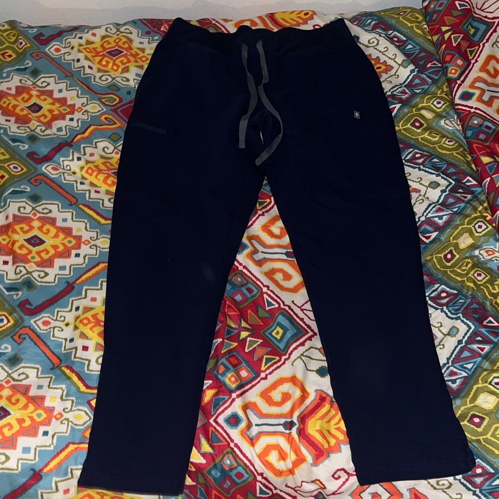 Navy M Figs Scrubs Pants